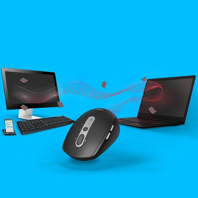 Logitech M590/M186 Wireless Mute Mouse 2.4Ghz Unifying Dual Mode 1000 DPI Multi-Device Optical Silent For Office Mouse PC