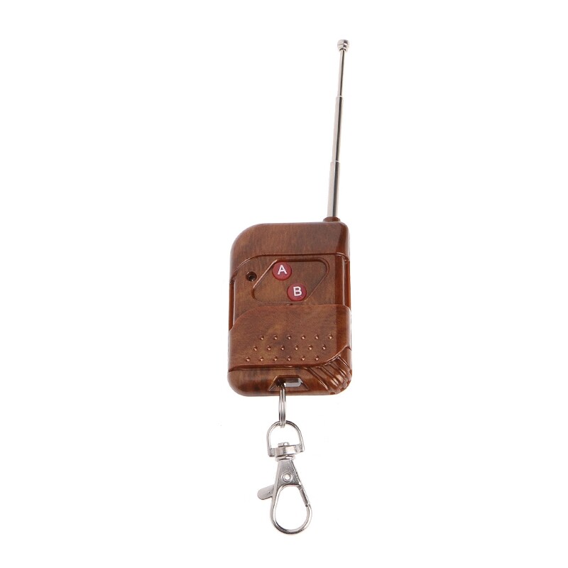Universal 0-50m 2 ch rf wireless remote control dual button transmitter 315 mhz/433 mhz