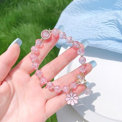 Couple Crystal Beaded Bracelet Cute Simple Fashion