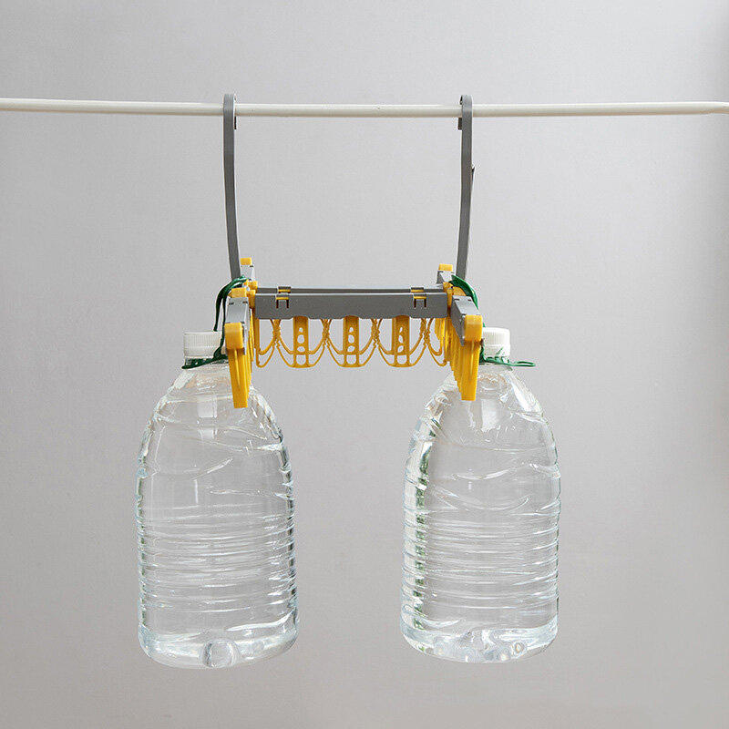 Houseeker Multifunctional Clothes Drying Rack Underware Socks Organiser Holder Wardrobe Storage Clip Space Saver