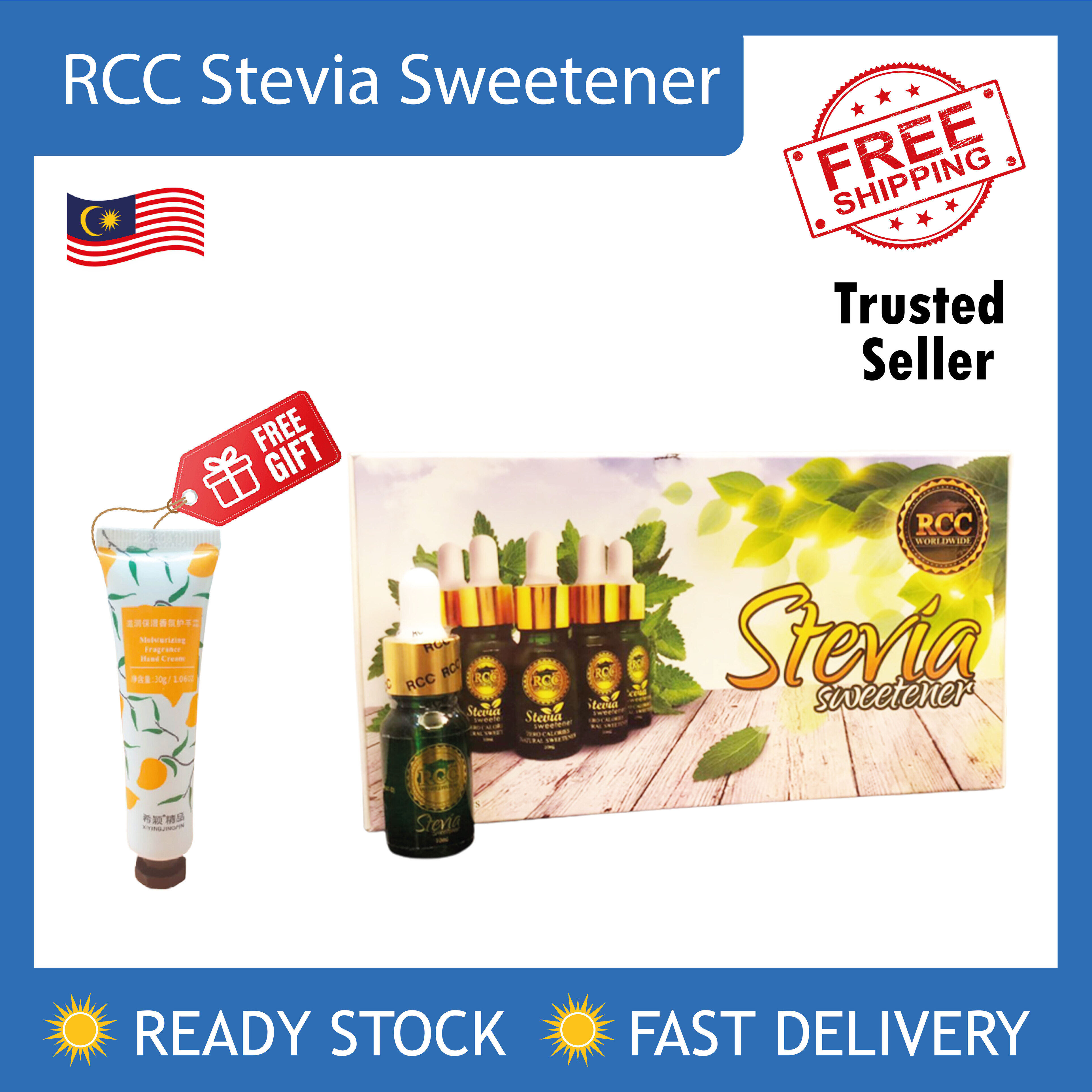 5 BOTOL NEW STEVIA SWEETENER RCC ORIGINAL 100 ( Stock Clearance Exp