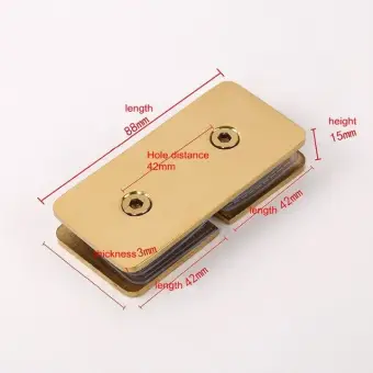 304 Stainless Steel Gold Shower Room Glass Door Handle Glass Door