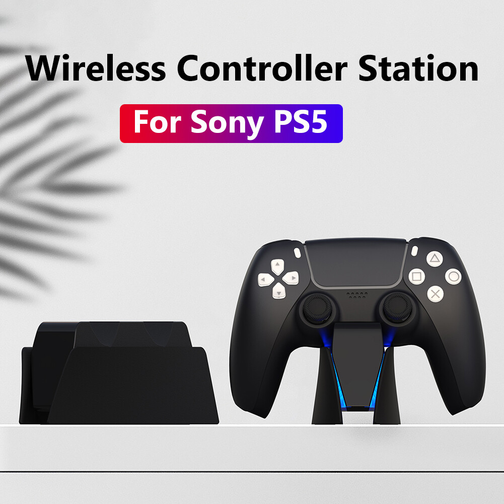 Wireless Controller Dual Charger for PS5 Gamepad Desktop Charging Cradle