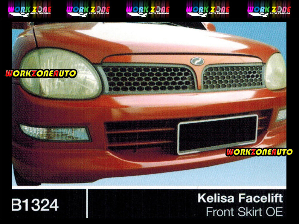B1324 Perodua Kelisa Fiber Front Skirt (Original) OEM Body kit Bodykit