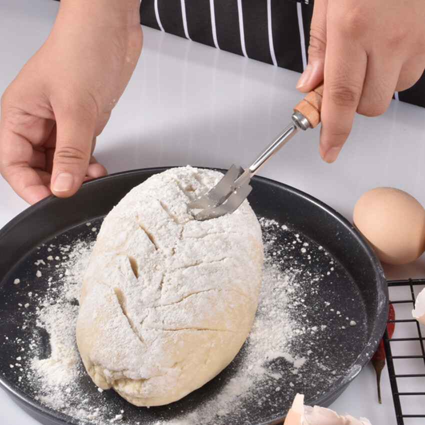 Bánh Mì Arc Cong Cutter Thợ Làm Bánh Cutter Slashing Công Cụ Bánh Mì Bột Chấm Điểm Lưỡi Công Cụ Làm Dao Cạo Cutter Cong Cutter