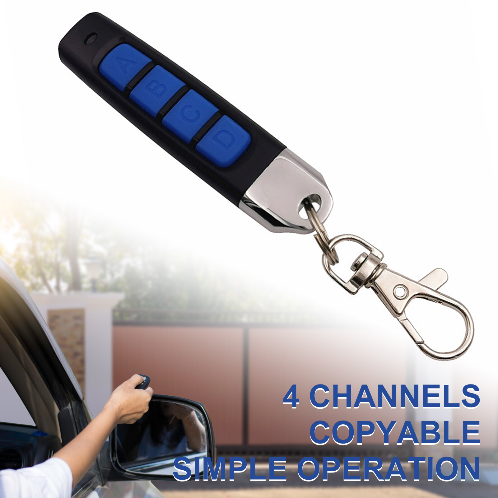 mandari Remote Control Universal 4 Channels 433MHz Clone Cloning Code Wireless Duplicator Door Opener for Car Alarm High-quality Remote Control