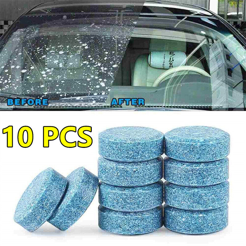 Solid Cleaner Car Windscreen Wiper Effervescent Tablets Glass Toilet Cleaning Car Accessories