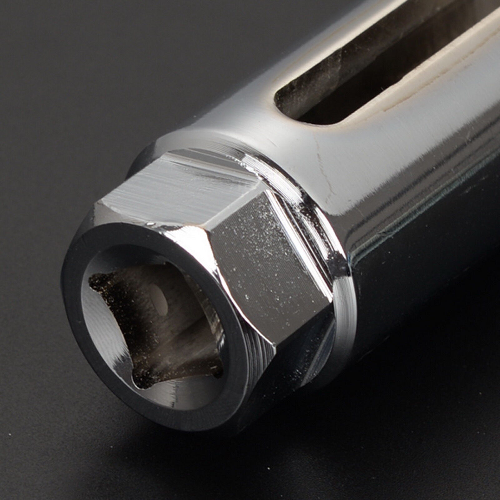 Farfi Oxygen Sensor Remover High Hardness Corrosion Resistant Electroplated Surface Car Maintenance Professional Oxygen Sensor Socket Remover Gadget Factory Supplies Car Socket Wrench