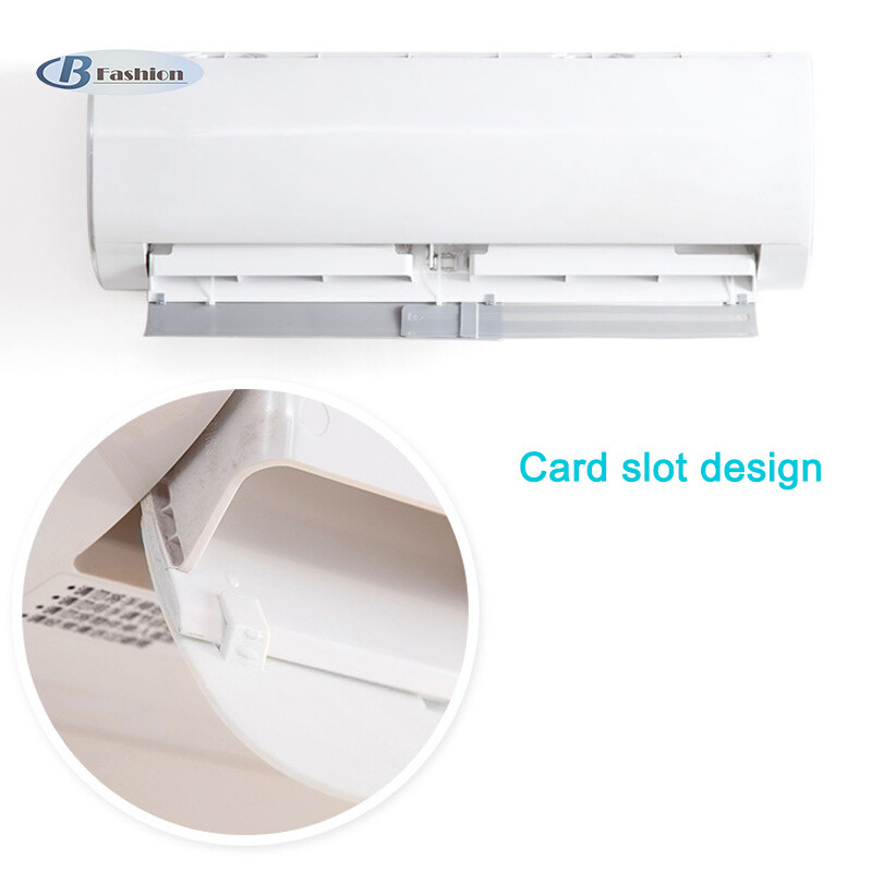B-F Air Conditioner Windshield Cold Wind Deflector Retractable Baffle for Home Office Hotel