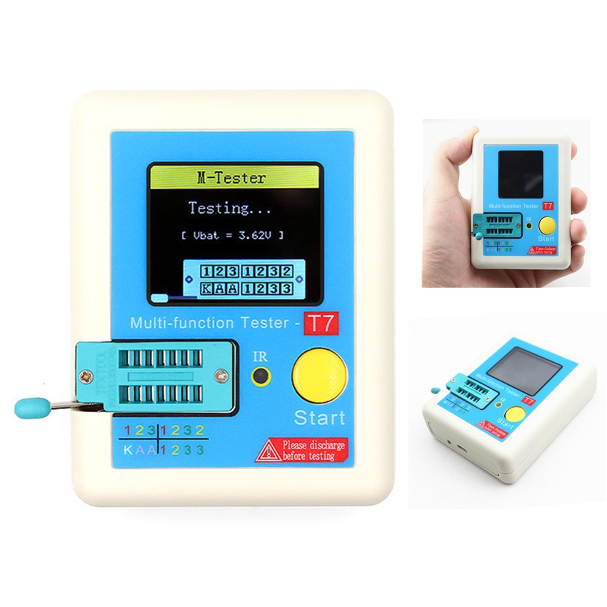 Lcr-t7 transistor tester, máy đo điện dung triode điốt tft máy đo lcr esr