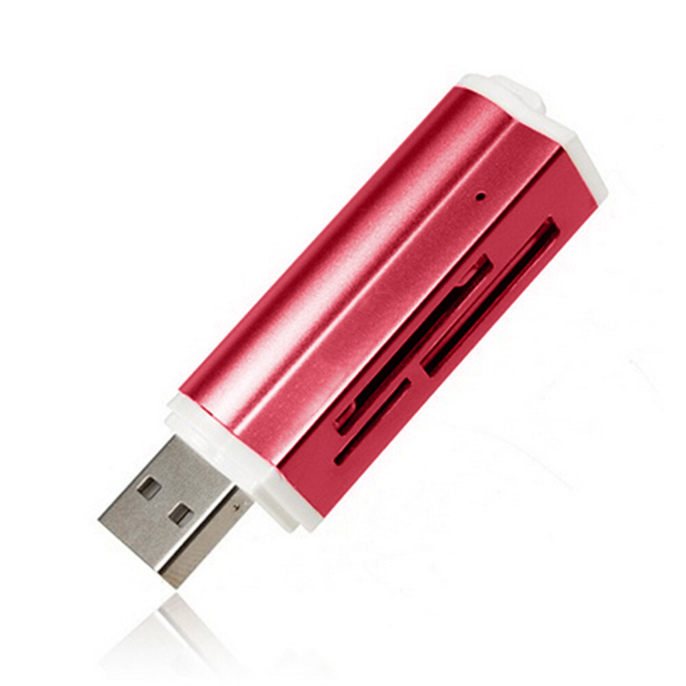 tanjiaxun Multifunction USB 2.0 Micro SD TF MMC SDHC MS High Speed Memory Card Reader