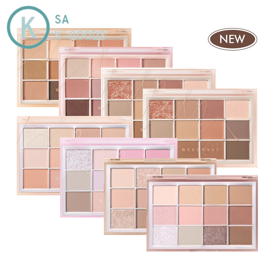[Wakemake] Bảng màu mắt mờ mềm 12 màu