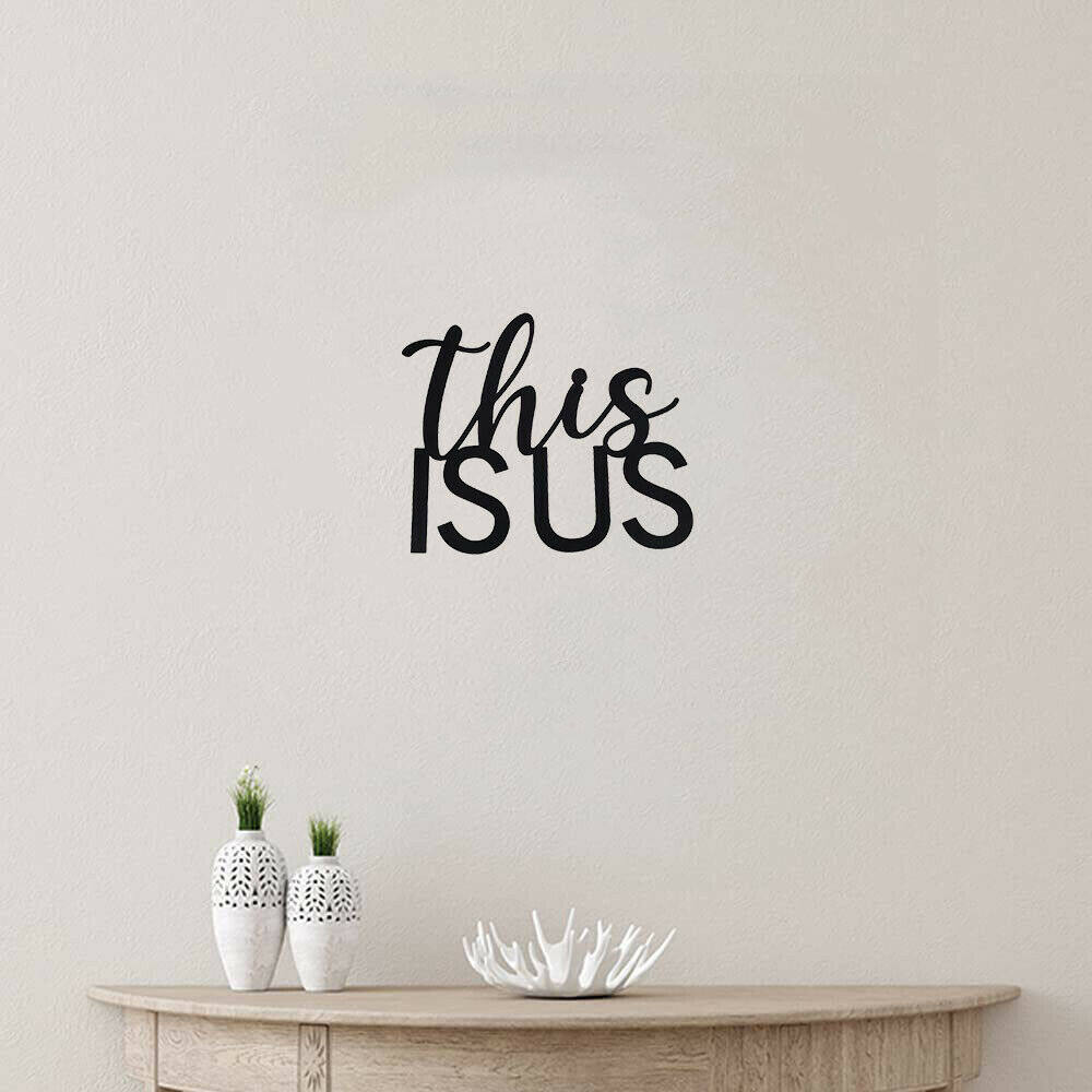 This is Us Metal Wall Decor Metal Wall Sign Black Metal Sign Wall Art