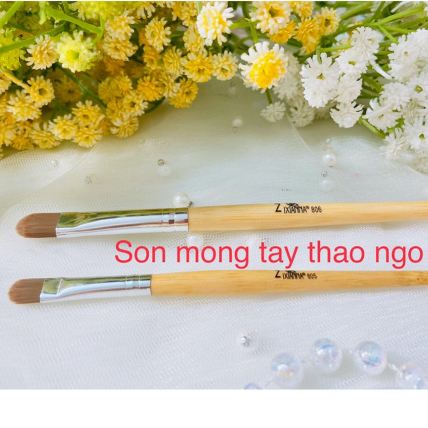 (Hàng mới về)Cọ phen đầu móng -làm móng tay chân Cọ french đầu móng