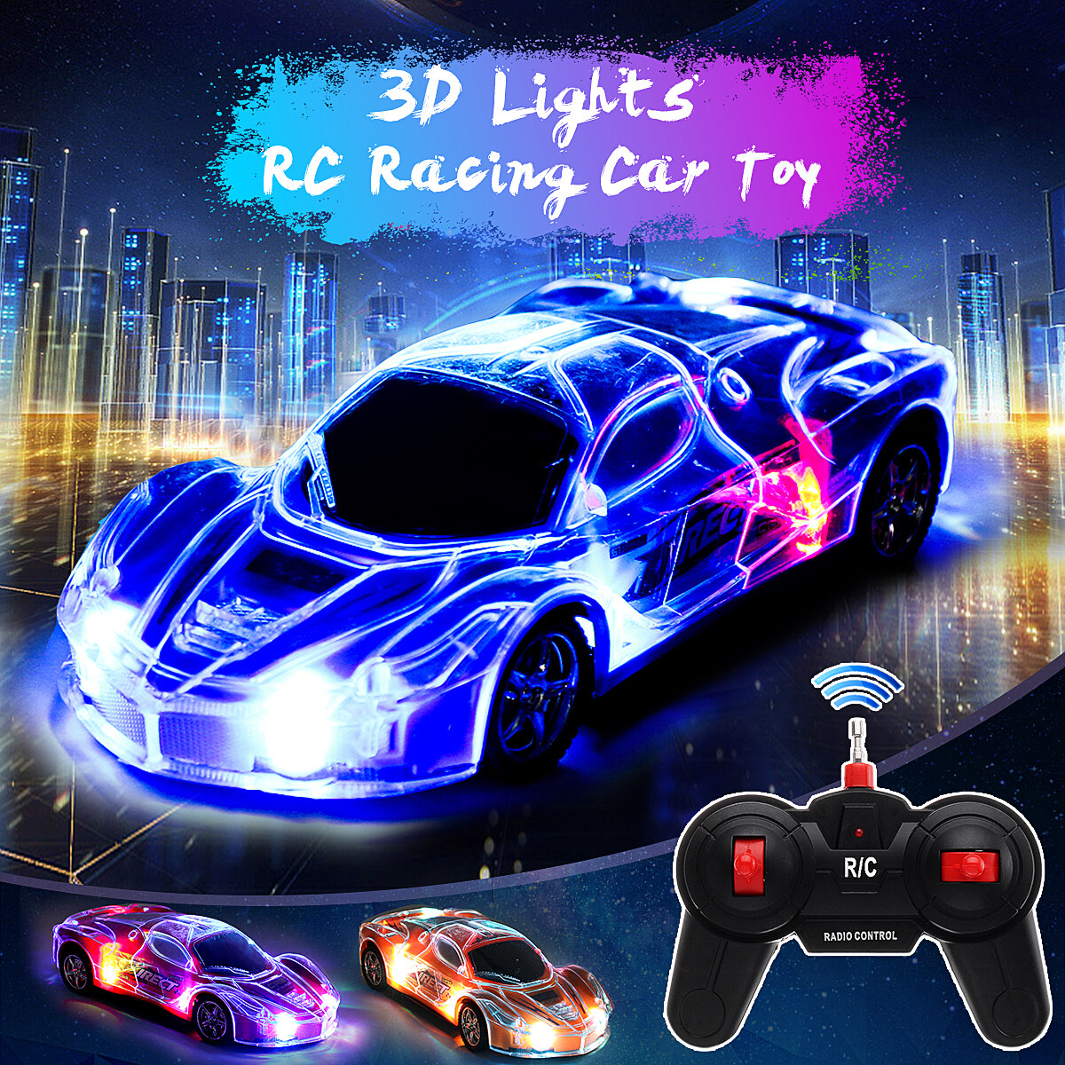 remote control car with lights