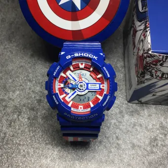 g shock captain america edition