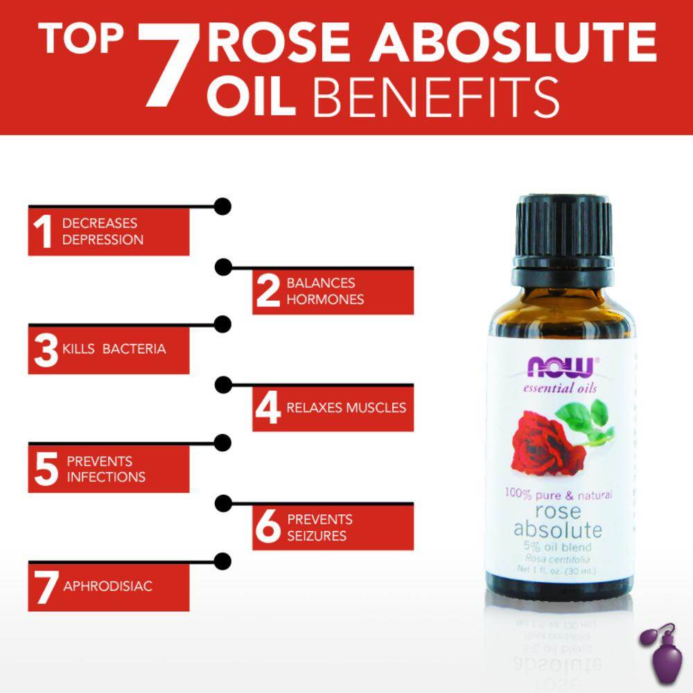 Rose Absolute Essential Oil 100 Pure Natural Made In Usa 30ml Lazada