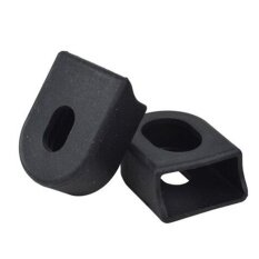 LB 1 Pair Silikon Tahan Pelat Gigi Engkol Pelindung Lengan Lengan Boots Pelindung untuk Sepeda Gunung Warna: Hitam Spesifikasi: ukuran Bebas