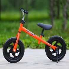 DX 12 Inch Anak-anak Roda Dua Pushbike Latihan Keseimbangan Sepeda dengan Setang Yang Bisa Disesuaikan dan Pelana