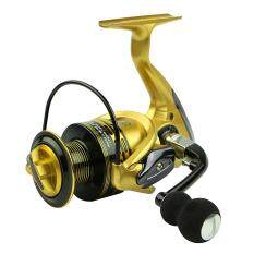 Qimiao 13 + 1BB Bantalan Mulus Metal Rocker Arm Halus Tinggi Hardness Gear Memancing Air Tawar Air Laut Rol Gulung Spesifikasi: Golden XF1000