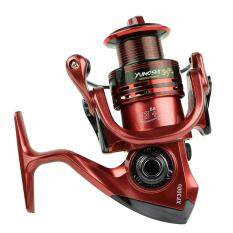 Qimiao 13 + 1BB Bantalan Mulus Metal Rocker Arm Halus Tinggi Hardness Gear Memancing Air Tawar Air Laut Rol Gulung Spesifikasi: Merah XF1000