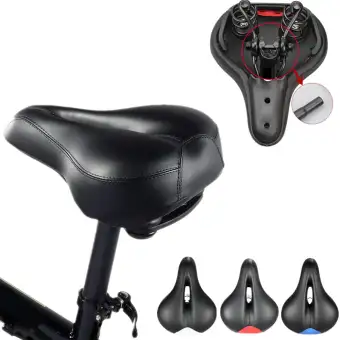 wide bicycle saddle