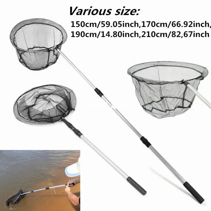 carp landing net and pole