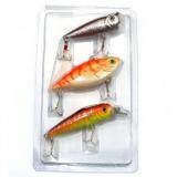 3pcs Fishing Lures Mixed Set Popper Hook (Random Color)