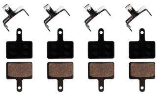 4 Pairs Bicycle Resin Hydraulic Disc Break Pads Shimano Tektro Orion Auriga Pro
