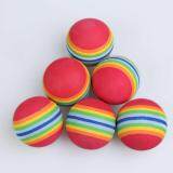 50pcs Golf Balls Practice Sponge Foam Rainbow