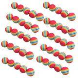 50pcs Golf Balls Practice Sponge Foam Rainbow