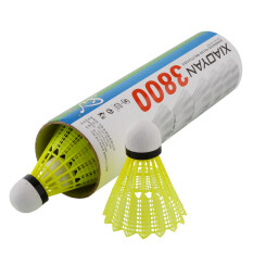 6 cái Tàu Vàng Nylon Đá Cầu Cầu Lông Bóng Thể Thao Ngoài Trời Nhựa-quốc tế