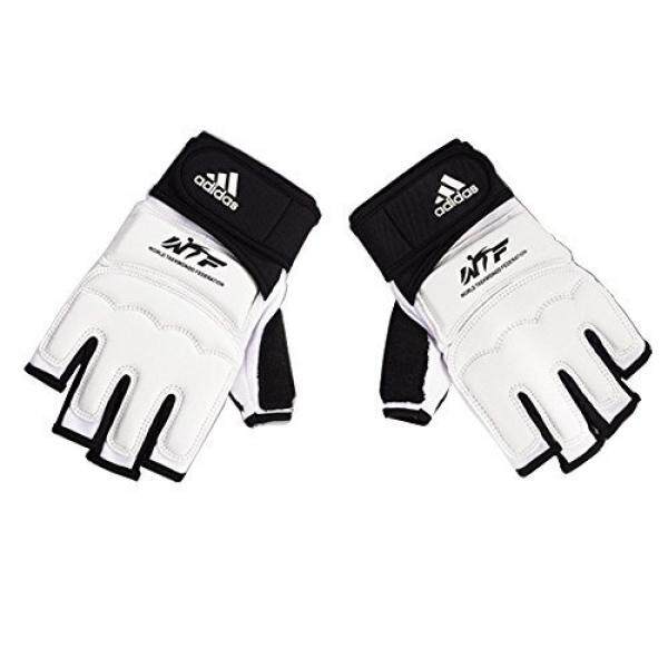 Adidas Taekwondo Hand Protector Hand Guard Hand Gear Gloves TKD WTF Approved S to XL (3.L(7.5inch/19cm)) - intl