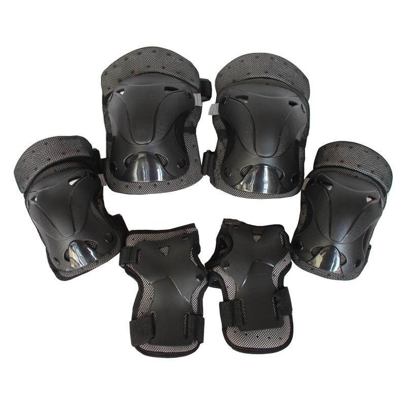 Dewasa Perlengkapan Perlindungan Aman S, M, L, XL Ukuran Lutut, Siku, pergelangan Tangan 6 Pcs Set Bantalan Pelindung untuk Multi Olahraga Skateboard Sepatu Roda Sebaris Bersepeda Bersepeda Sepeda BMX Skuter Spesifikasi: L /XL-Intl