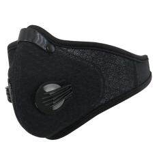 Lb Anti Polusi Bersepeda Masker Tahan Debu Saringan Karbon Aktif Masker Jaring Olahraga Setengah Penutup Muka