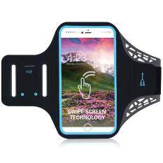 BDD-061Z Fingerprint to Unlock Ultra-thin Sports Armband Case for iPhone 7 6s 6 4.7 inch - Black