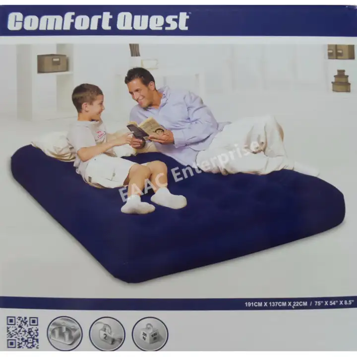 Bestway Comfort Quest Inflatable Double Twin Camping Air Bed Lazada