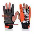 Boddun Fitness Gloves Sports Semi Finger Silicone Non-Slip Bowling Gloves Unisex Ball Gloves Mittens(M)