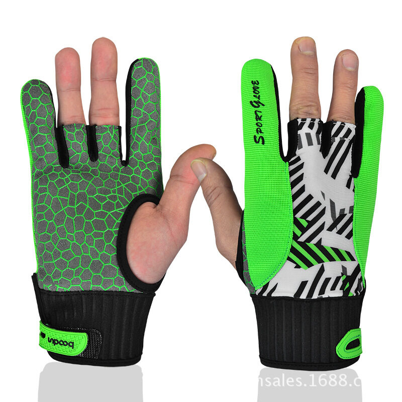 Boodun/Burton Pria dan Wanita Bowling Thumb Silikon Anti-selip Sarung Tangan Titik Dua Warna Opsional-Internasional