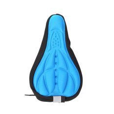 Cycling Cover Saddle By Mtb Bicycle Bike Seat Cover Bike Saddle Cover Comfortable Pillow 3d Respirable Soft Pillow Blue By Shakeshake