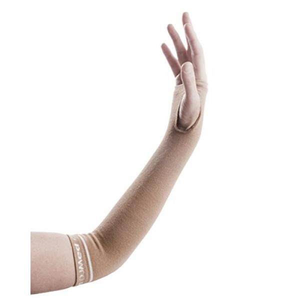 DJMed Arm Skin Protectors – Protective Arm Sleeves, For Sensitive Skin, Help Protect From Tears & Bruising – Pair, Tan - intl