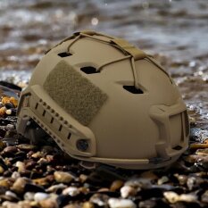Elastic Ribbon Buckle Set Outdoor Hunting Army Accessory for Fast Wendy Helmet(Sand Color) – intl