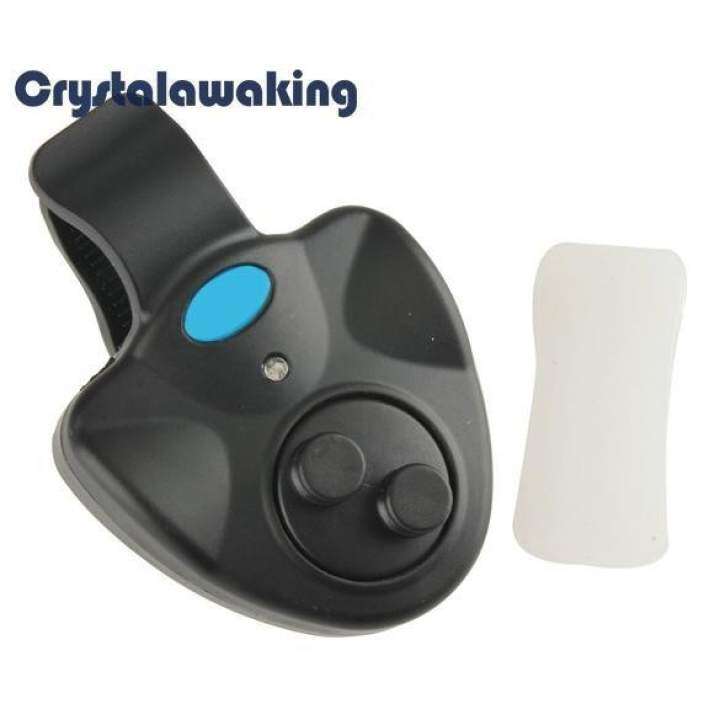 （Fast Delivery In 3 Days，Enjoy Free Shipping）Electronic Fish Bite Finder Alarm Light Bell Clip On Fishing Rod (Black) (MY)