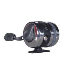 Tertutup Reel Pancing Kiri/Kanan Dipertukarkan Reel Spincast untuk Memancing Air Tawar Air Laut Warna: Gagang Hitam Warna: Hitam