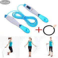 EsoGoal Jump Rope Adjustable Skipping Speed Ropes with Calorie and Jump Counter Fitness & Exercise Sets