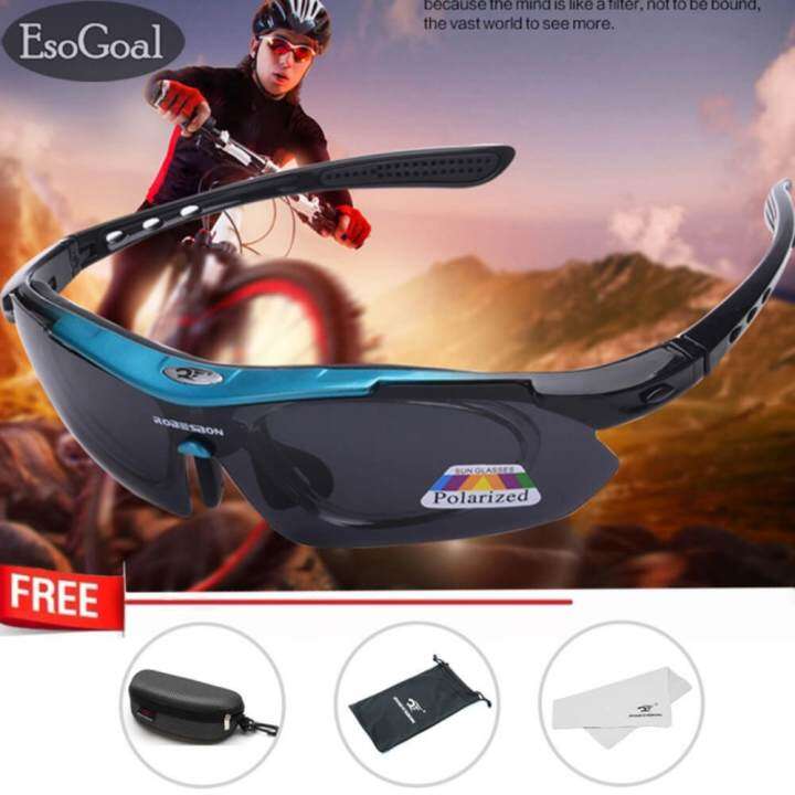 EsoGoal Polarize Sports Cycling Sunglasses for Men Women Cycling Riding Running Glasses