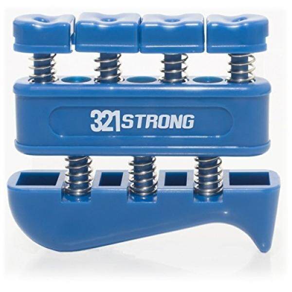 Jari Strengthener dan Tangan Exerciser untuk Gitar, Piano, atau Therapy-Biru dengan Bonus 4 K Ultra HD EBook-Internasional