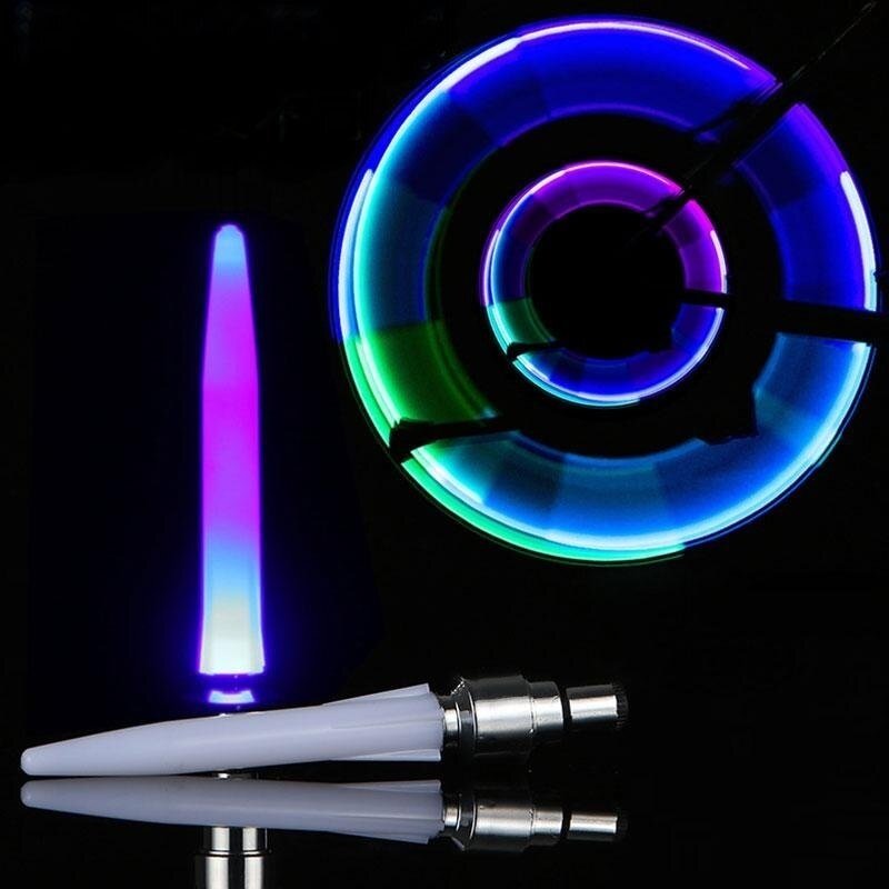 COROMOSE Four Season Big Sale 2pcs Waterproof Shockproof Bike Spoke Light Cycling Bicycle Tire Valve Wheel Cap Alarm Light by WangWang Store - intl