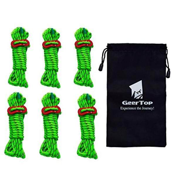 Aluminum Tent Pegs Stakes /& 4mm Reflective Guy lines with Cord Adjuster Gold