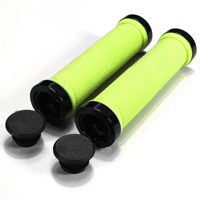 HDL Pair Cycling Lock-on locking Handle Grips For Bicycle MTB BMX Bike Handlebar Green - intl
